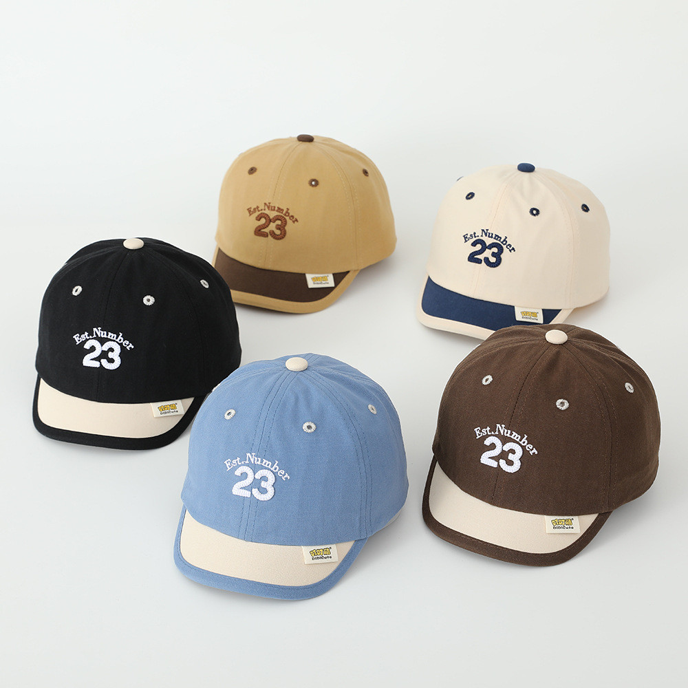 Topi Anak Laki Laki Premium Topi Lucu Anak Cowok Motif Angka Est Num 23 Topi Balita 1-5 Tahun Cowok 