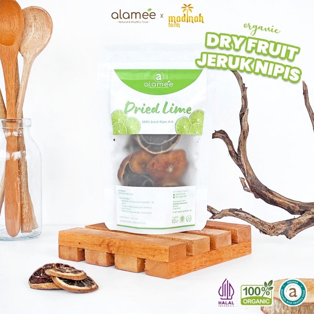 

ALAMEE Jeruk Nipis Kering Dried Lime Slice Tea Teh Herbal Buah Iris Organik Organic 10gr madinah