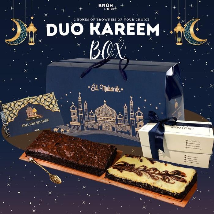 

Duo Kareem Box Package EID HAMPERS - Fudgy Brownies - Sig+Sig