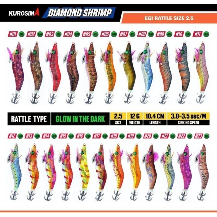 EGI GID KUROSIMA 2.5 DAN 3.0