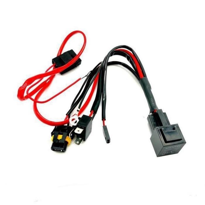 Kabel Set Relay H4 Relay Lampu Biled Projie HID Led Motor Led Mobil H4 CR7 12V Premium Quality
