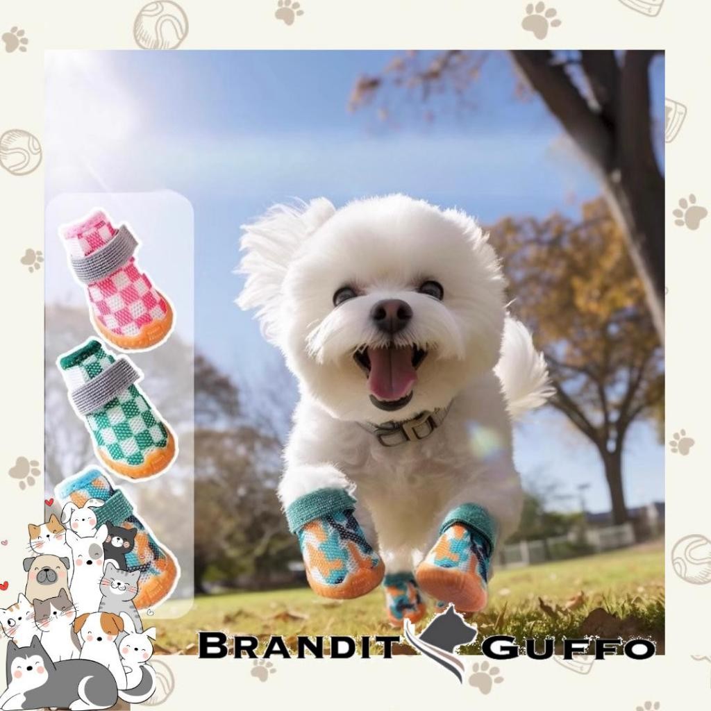 Sepatu anjing kucing boots dog cat shoes waterproof tahan air