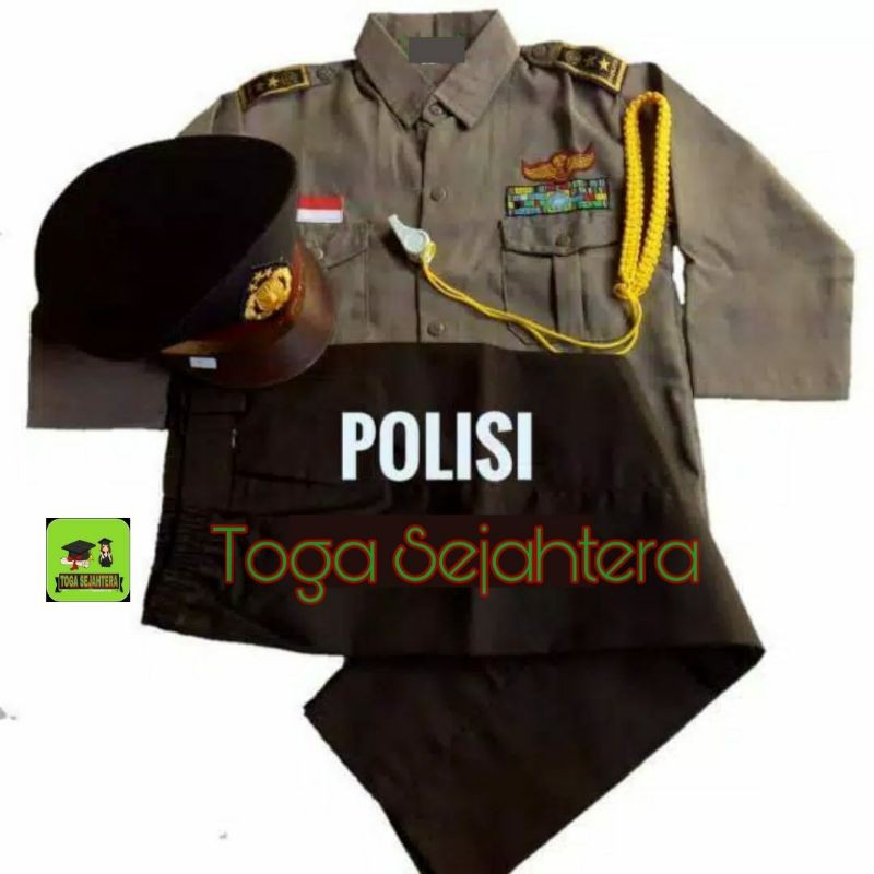 HIGH QUALITY BAJU KARNAVAL PROFESI POLISI ANAK/KOSTUM POLISI COWOK