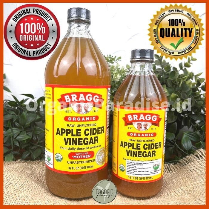 

BRAGG Apple Cider Vinegar 946 ml / Cuka Apel BRAGG 946 ml - EXTRA BOX