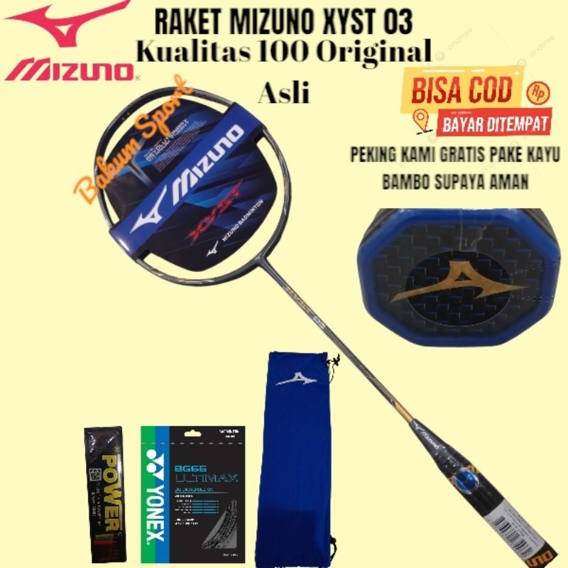 Raket mizuno xyst 03 kualitas 100% Original Asli Bisa (COD)CO