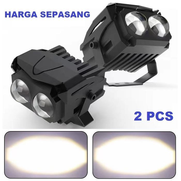 Lampu Tembak Sorot LED Laser Gun MT27 Lasergun D2 Motor Mobil Dual CSP - MT27 P-P