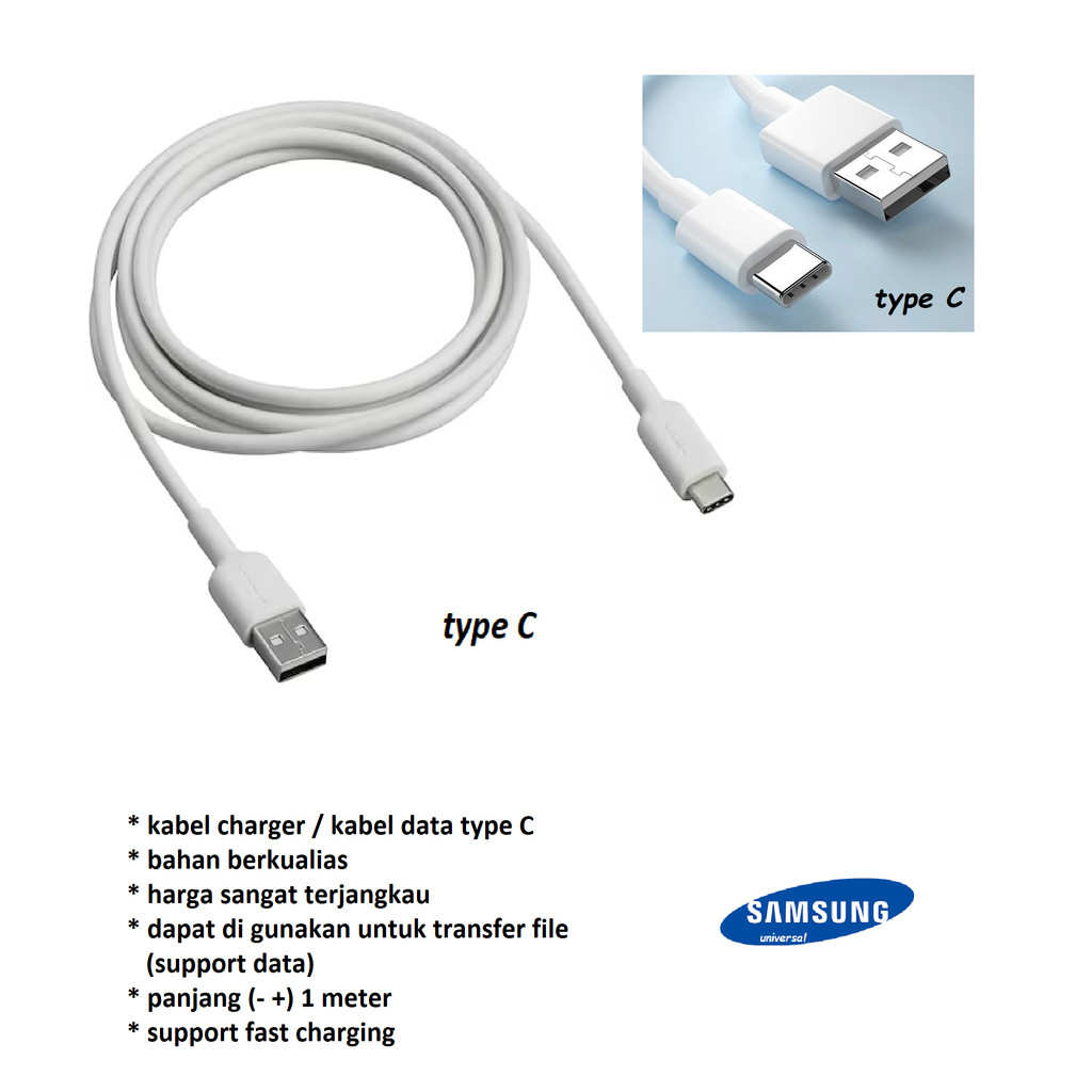 Usb type C kabel charger samsung FOLD (SM-F900F/SM-F900W/SM-F900U/SM-F900N/SM-F9000) - Samsung Fold 