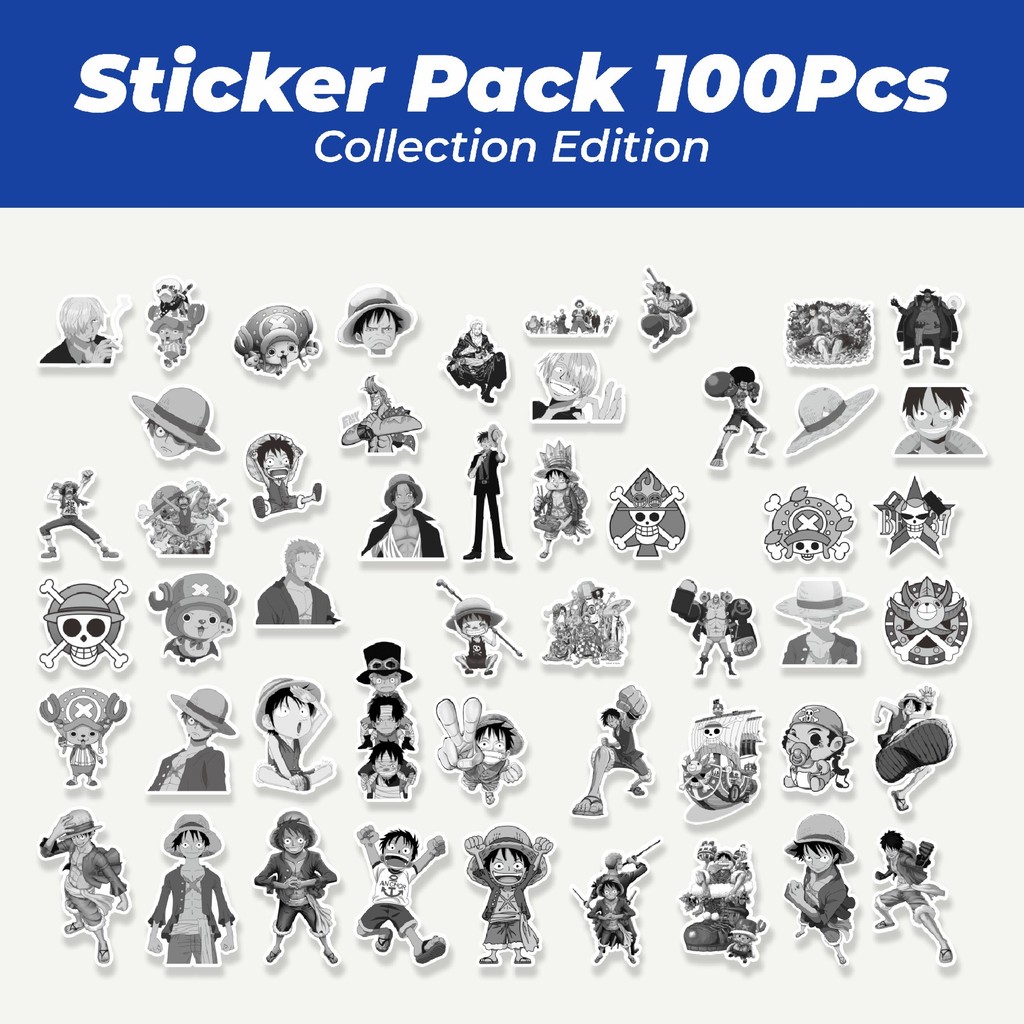 

Hot Stiker Anime One Piece B&W Lucu Anti Air Stikers Berperekat Waterproof Sticker Decal Buat Motor Helm Buku Journal Koper Casing HP Laptop Botol Minum