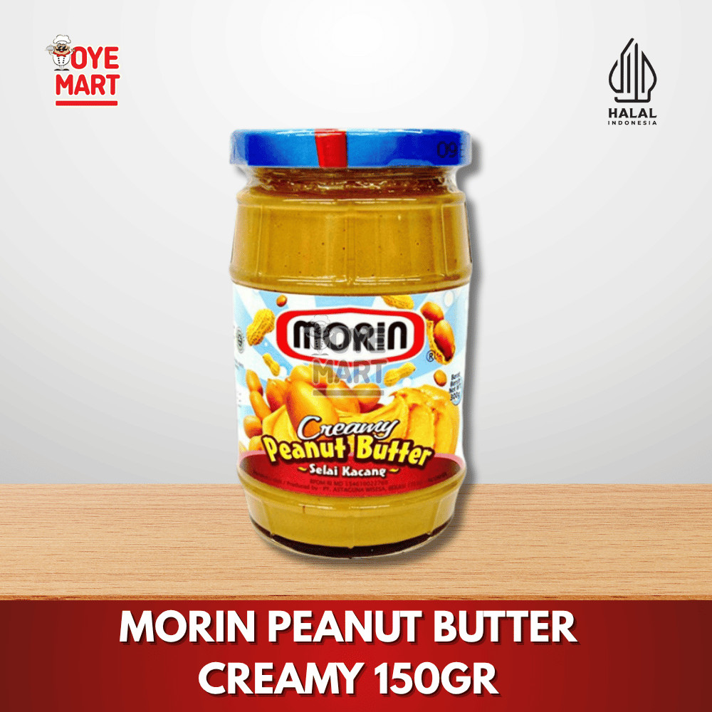 

MORIN PEANUT BUTTER CREAMY 150GR / SELAI KACANG CREAMY MORIN SELAI ROTI