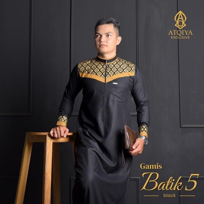 Jubah Pria (Thobe Atqiya Exclusive) Batik 1 dan 5 Terbaru