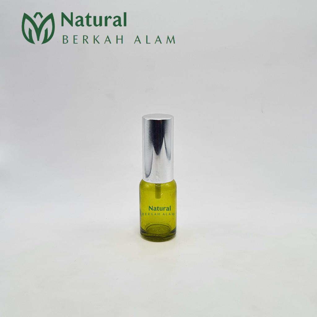 Botol Kaca Br 15 Ml Olive Original Tutup Spray Alumunium Fullcap / Botol Kaca / Botol  / Botol Parfu