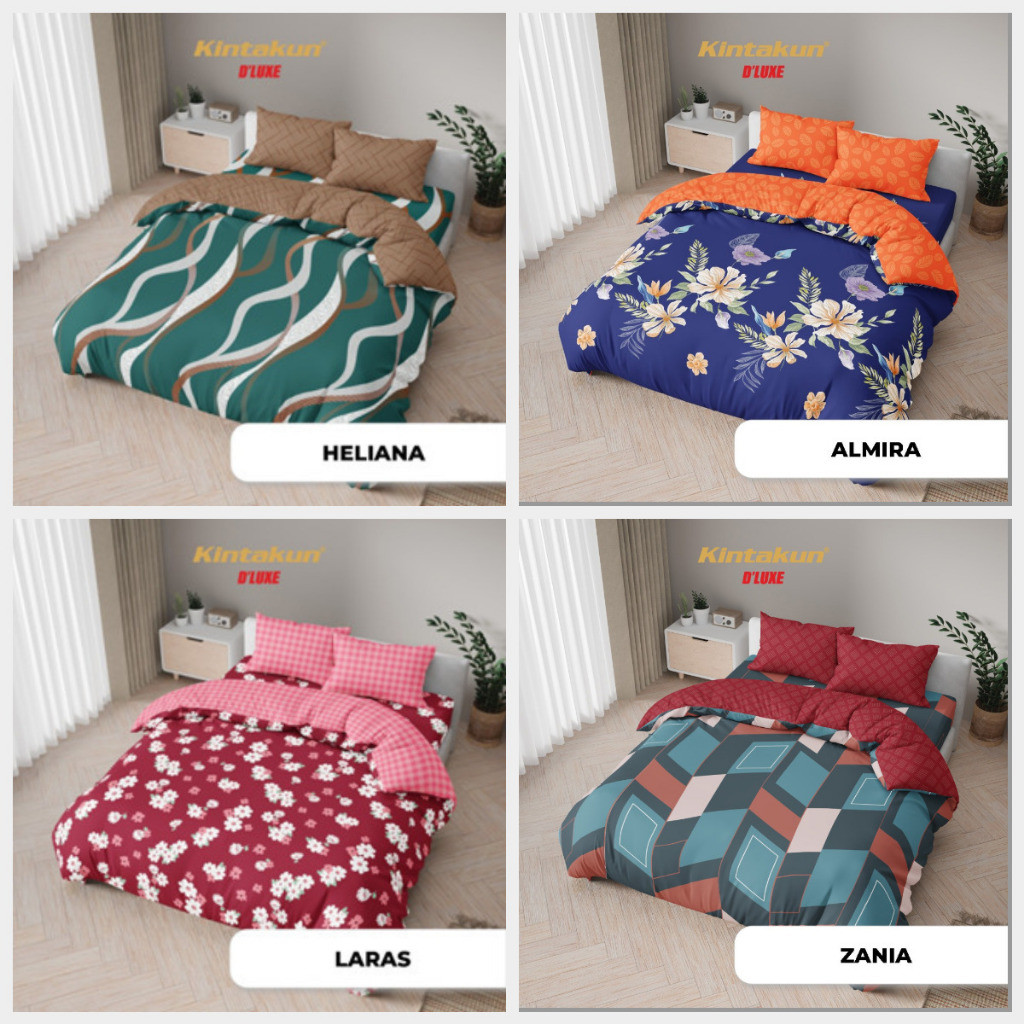 Bedcover Set Kintakun Tinggi 30 cm Uk.180 x 200