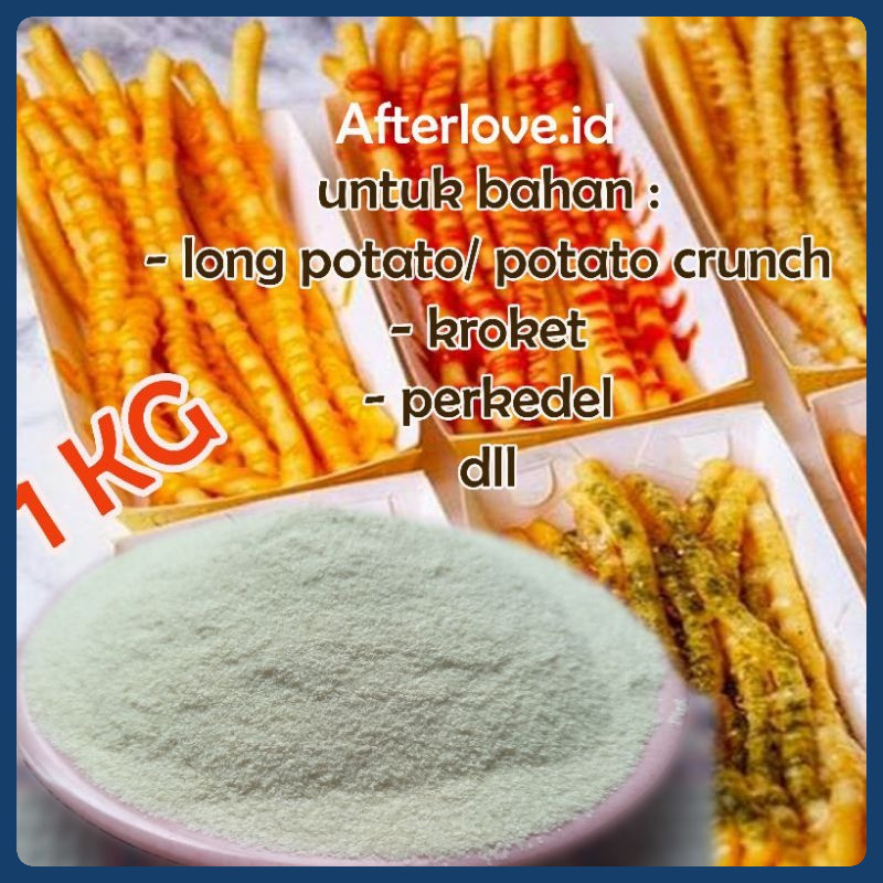

Tepung Kentang Potato Flakes HALUS Merek Iscon Balaji India 1000 gram / 1 KG Untuk Long Potato Mashed Potato Donat Kentang Perkedel Pastel Tutup dll TERSEDIA HARGA GROSIR SILAHKAN LIHAT DI ETALASE TOKO / CHAT ADMIN