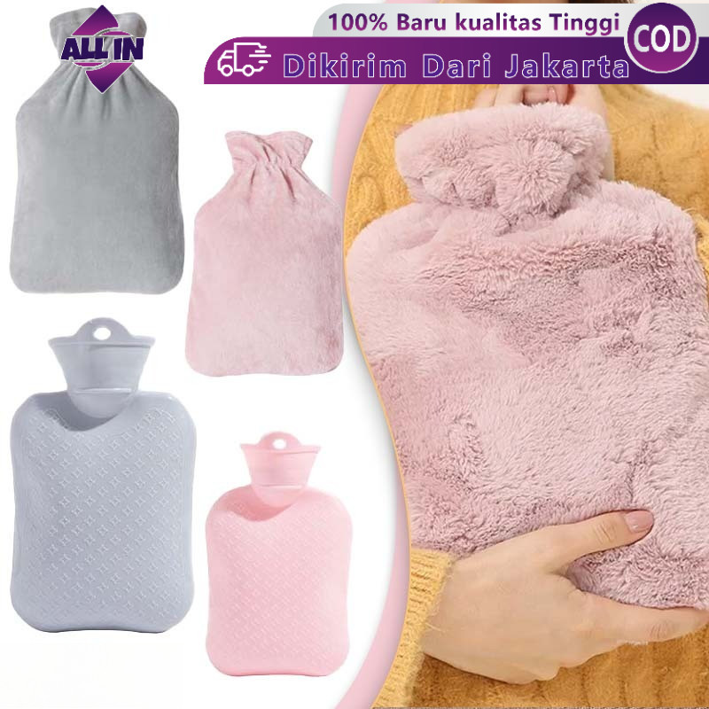 1000ml Kantung Kompres Air Panas Hot Water Bag Kompres Perut Air Panas Kompres Air Panas Perut Kantu