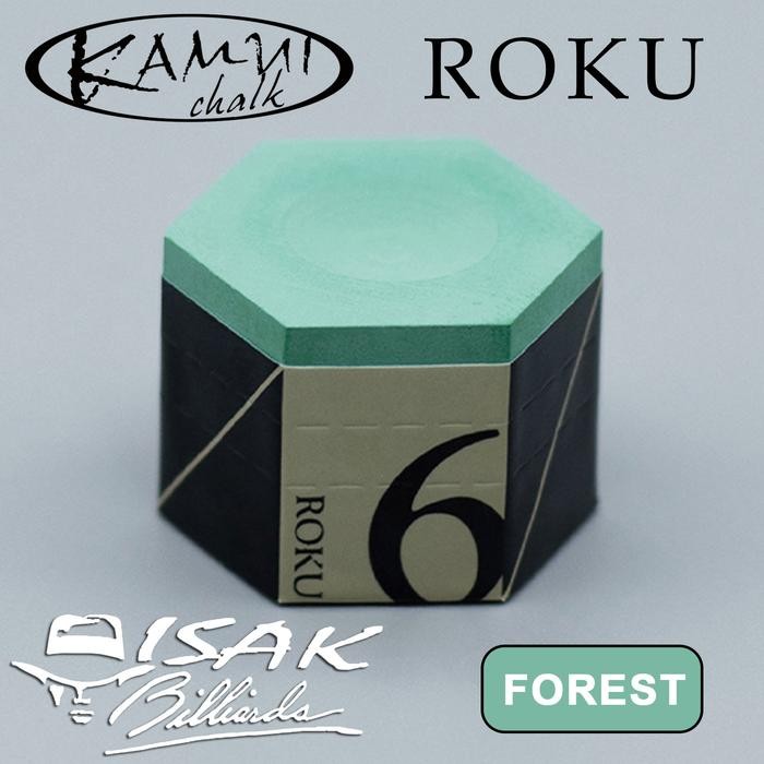 

Kamui Chalk - ROKU Japan Chalks Kapur Biliar Billiard Bilyard Ori Asli - Forest BEST SELLER
