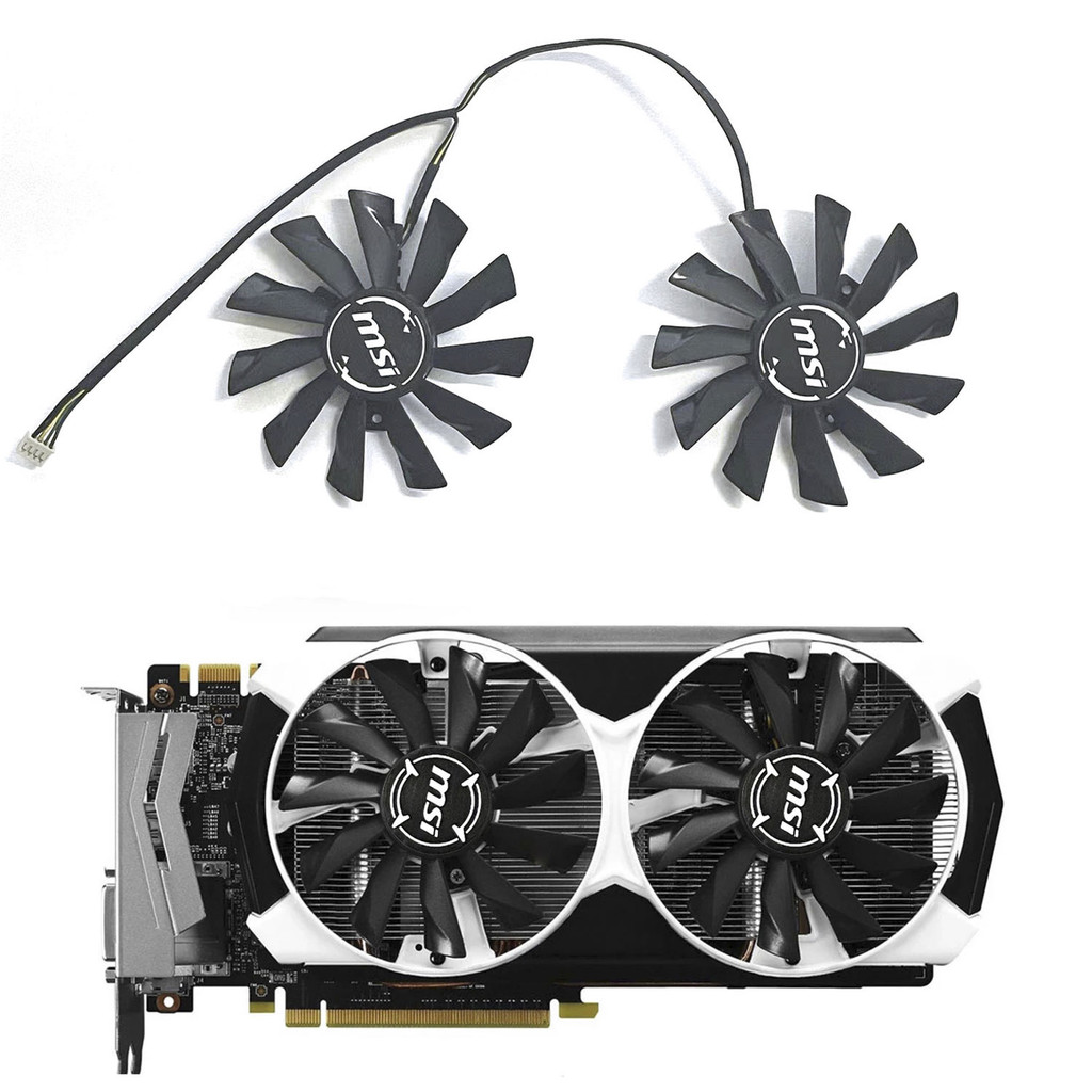 Brand New Original PLD10010B12HH 4PIN 95MM GPU Fan for MSI GTX 960 970 980 980Ti GTX960 GTX970 GTX98