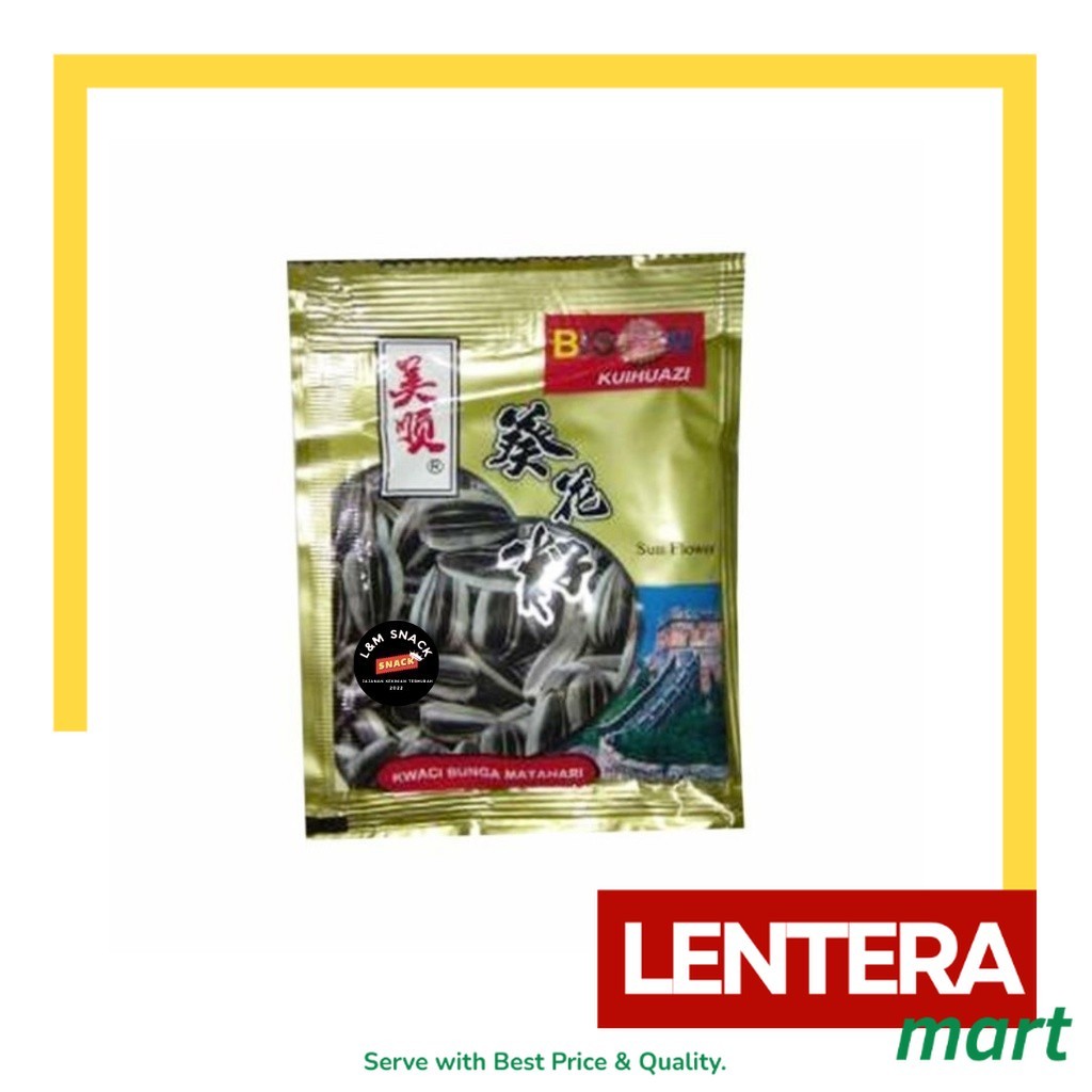 

Kwaci/Kuaci Bison Biji Bunga Matahari 1 Pack Isi 20 pcs LenteraMart