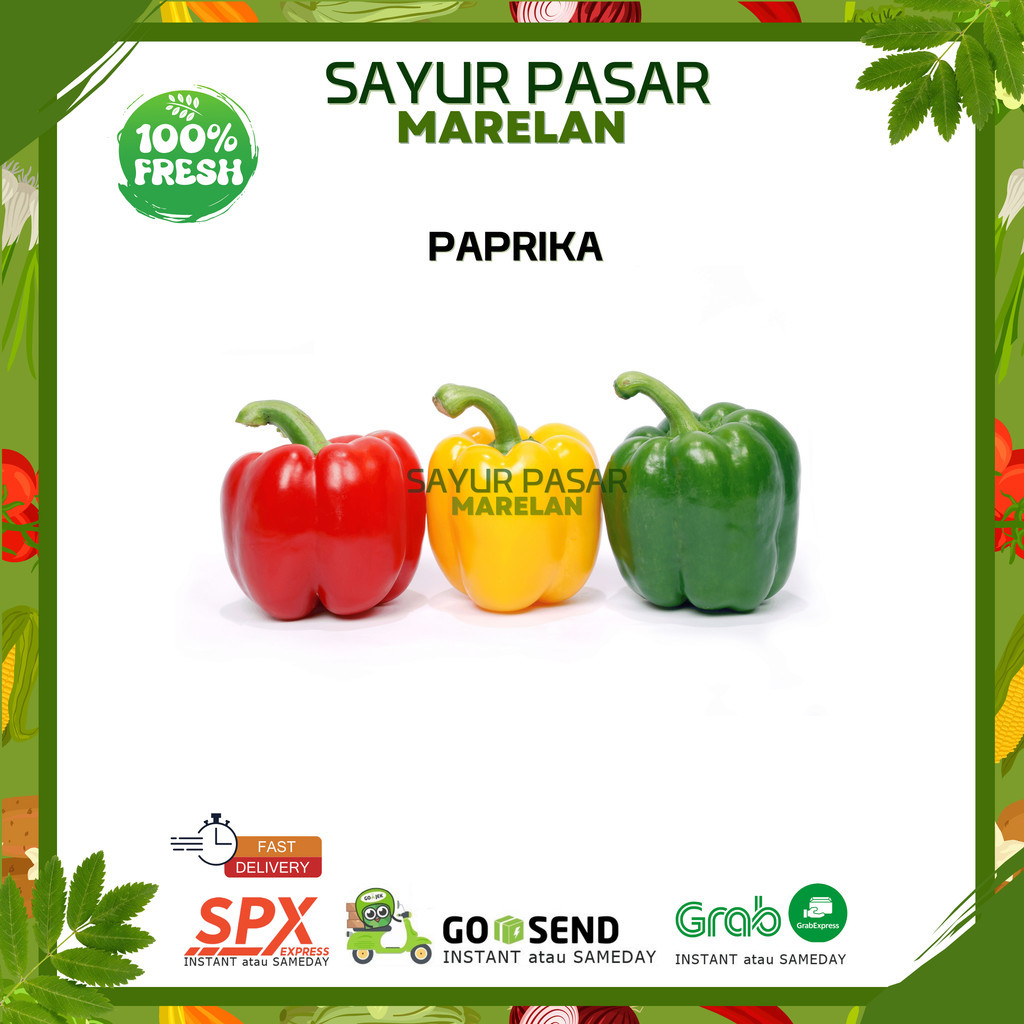 

PAPRIKA HIJAU MERAH KUNING 1 BUAH