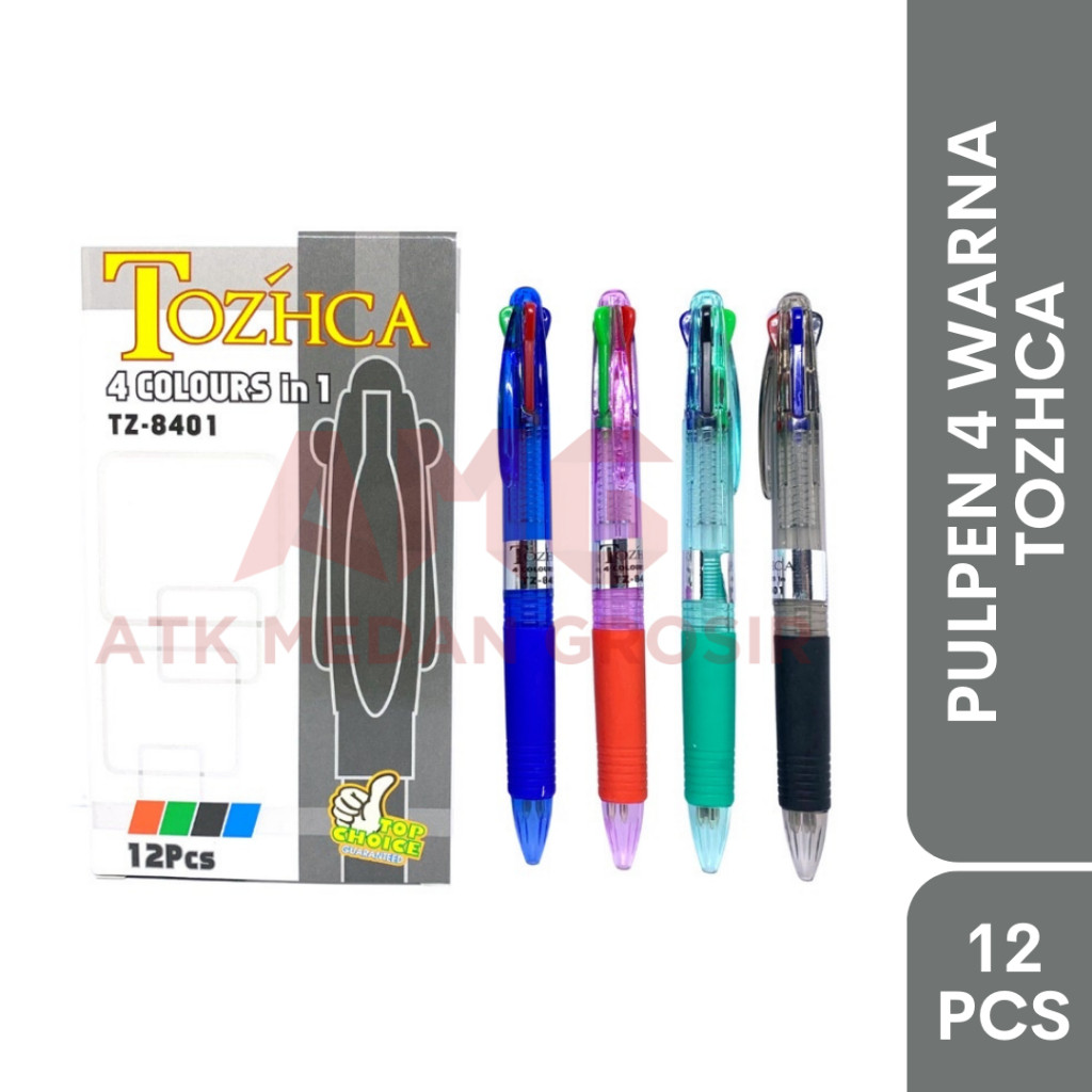 

PULPEN TOZHCA 4 WARNA PER LUSIN (12PCS)