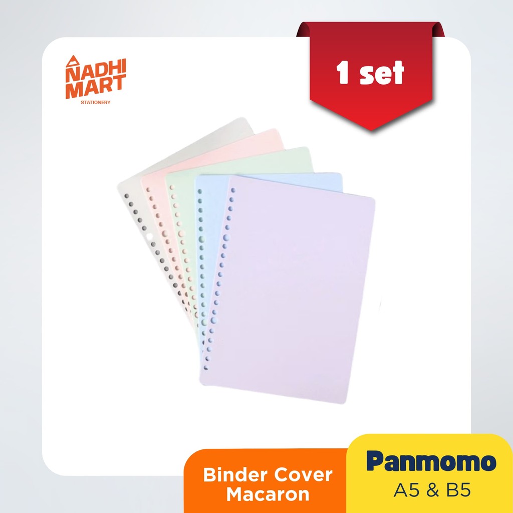 

PANMOMO MINIMALIST BINDER COVER MACARON A5 B5