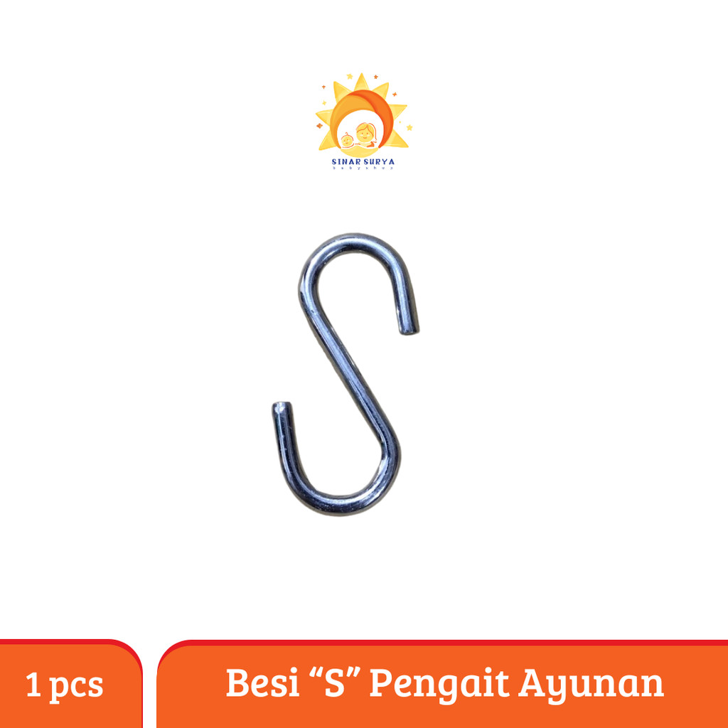 Besi Pengait Mesin Ayunan Bentuk S