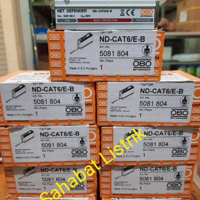 Surge Arrester OBO Betterman ND-Cat6/E-B Net Defender
