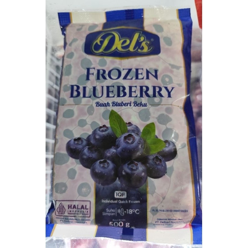 

[DELS] Blueberry frozen 500gr