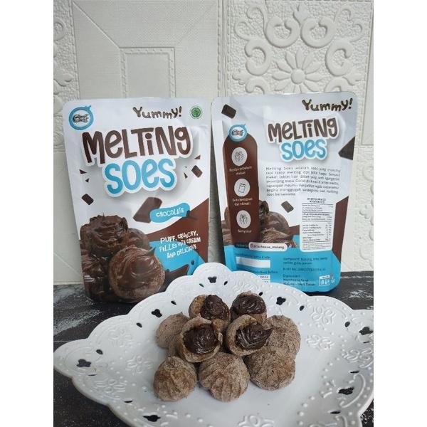 

Melting Soes 100 Gram - Rasa Dijamin Ngangenin - MeltingSoesCklat100g