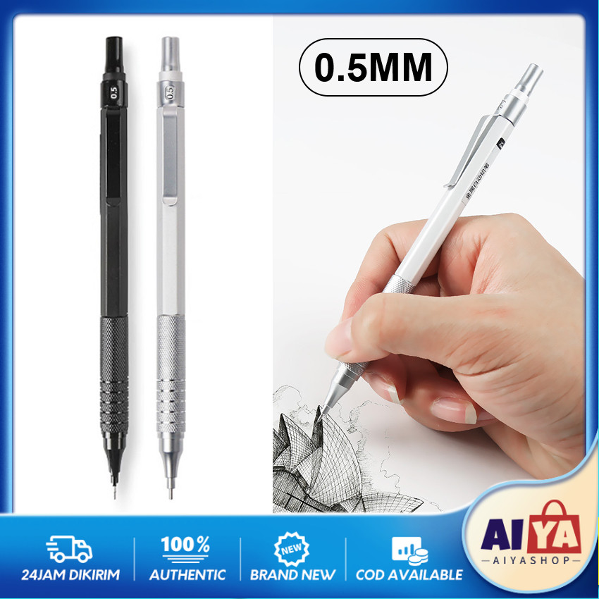 

Pensil Mekanik 0.5 Mm Metal Mechanical Pencil Propelling Pencil Mechanic Pensil