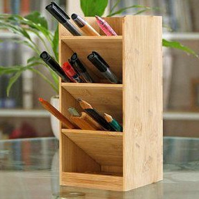 

KAYOENAN Pen Holder Susun / Tempat Pulpen Pensil Kayu