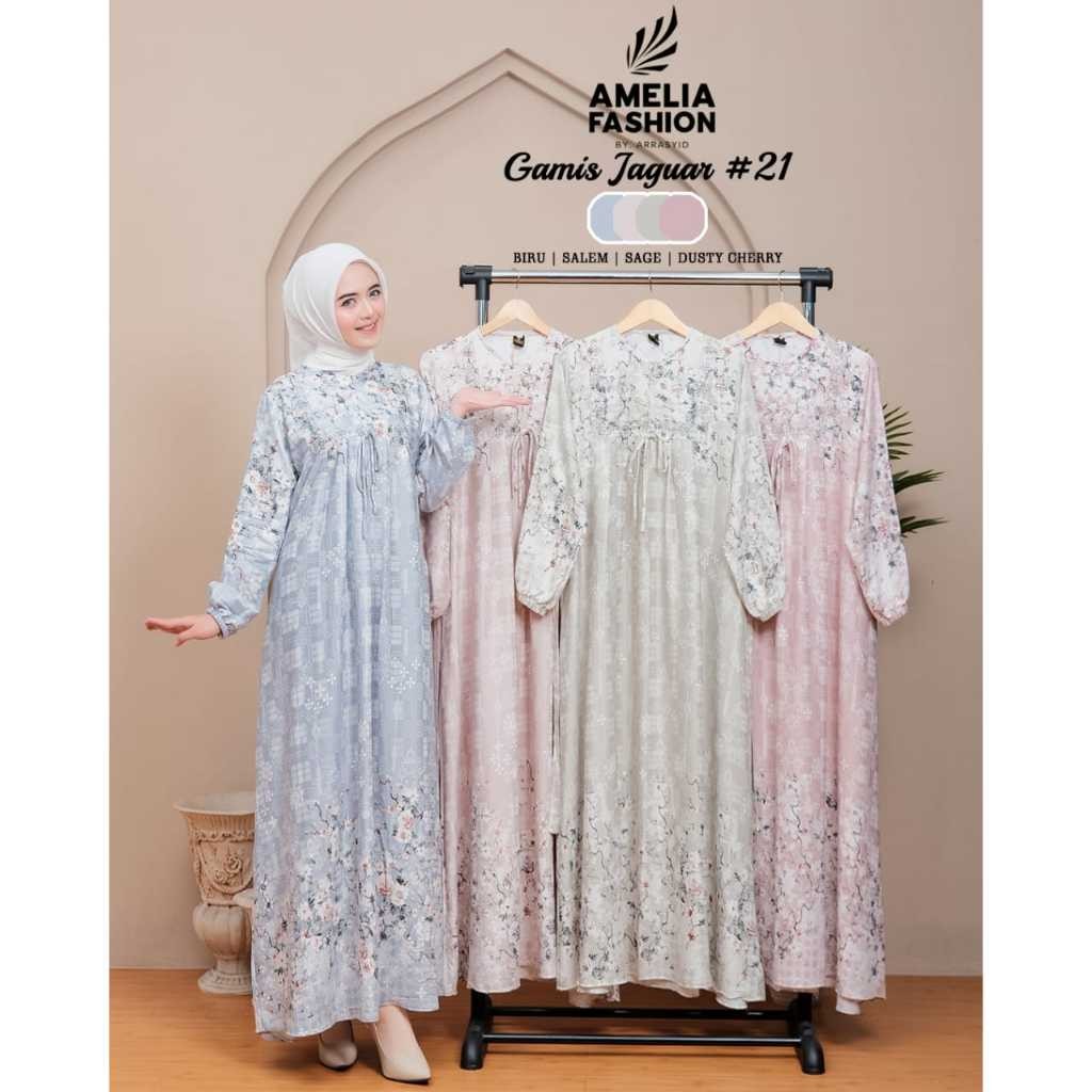 Jaguar Dress Terbaru By Amelia Dress Bahan Jaguar Premium Dress Wanita Terlaris