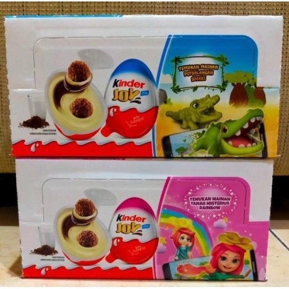 

W2fit Kinderjoy Kinder Joy Cokelat Mainan 1 Box T1x24 Boys/Girls Exp Jul 2025