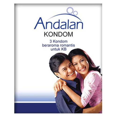 Kondom Andalan Isi 3 dan 3 Pcs / Kondom Bergerigi Tipis Anti Bocor