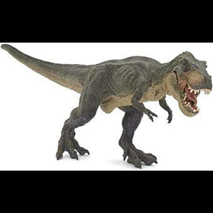 MAXX Dinosaur Brown Running Tyrannosaurus Rex Dinosaurus Figure - Hijau