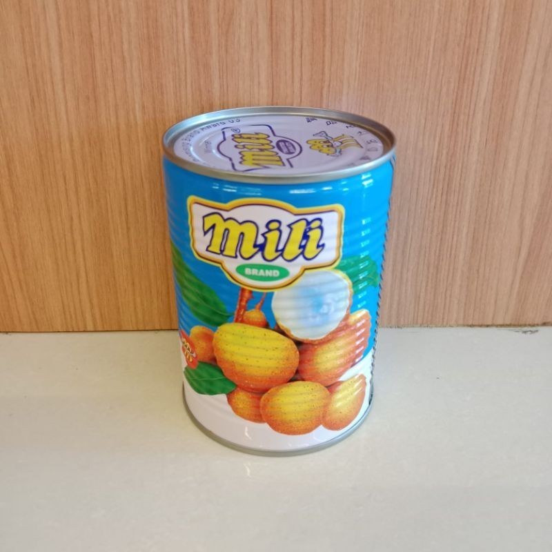 

Mili Longan Mili Lychee/Buah Kaleng Mili 565gr