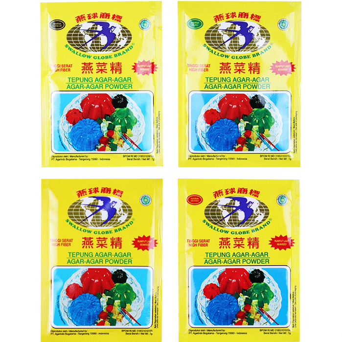 

Tepung Agar Agar Swallow Globe Agar Agar Powder 7gr
