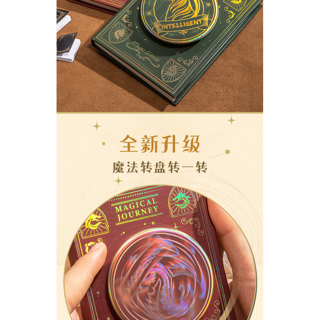 

Y2K Style Magic Academy Series Mini A7 Small Notebook Retro Style Magic Mini Portable Pockets Notebook Student Mini Diary