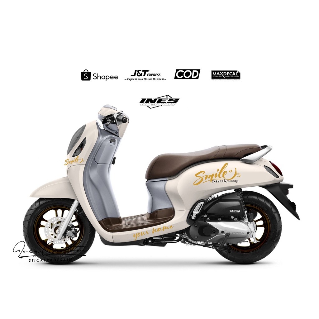 STIKER SCOOPY LUCU CUTTING SCOOPY LUCU