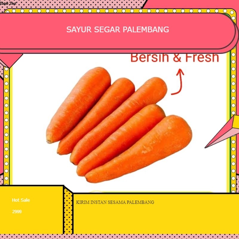 

Wortel Sayur Segar Palembang