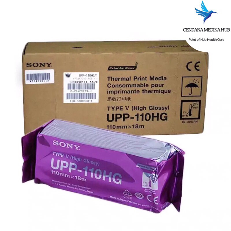 

KAYDEN STORE Kertas USG Sony 110hg/Kertas Printer USG/ Paper USG Compatible (Made by Japan)/ Kertas Sony UP-110/UPP-110S/UPP-110HD