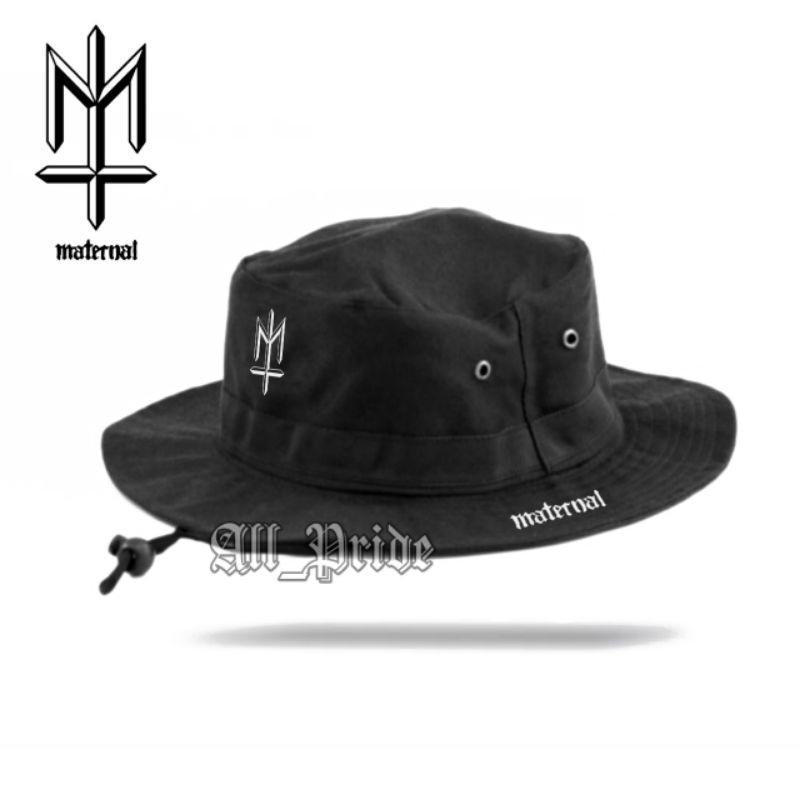 Topi Maternal Disaster Rimba /Topi Hiking Adventure Gunung Outdoor Camping Mancing Jungle Hat Logo M