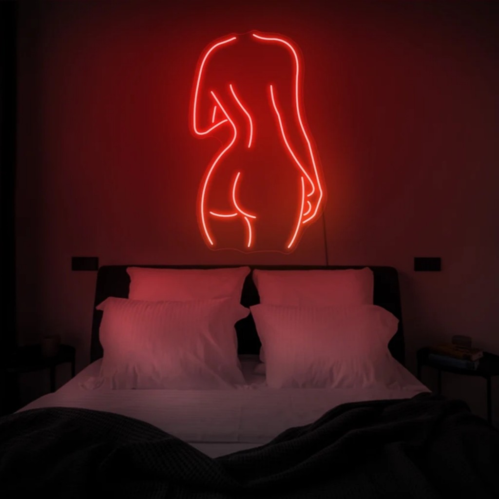 Body Neon Sign Woman Body Lady Neon Sign Bedroom Girl Neon Sign
