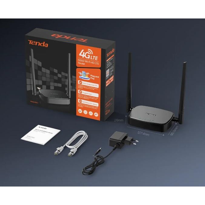 Tenda 4G05 N300 Modem Router Wi-Fi 4G LTE