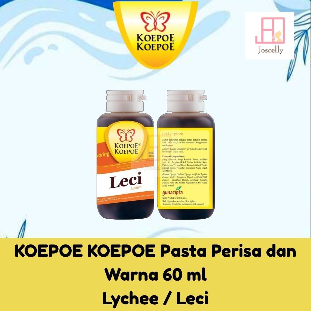 

JOSCELLY.ID KOEPOE KOEPOE Pasta Perisa dan Warna Lychee / Leci