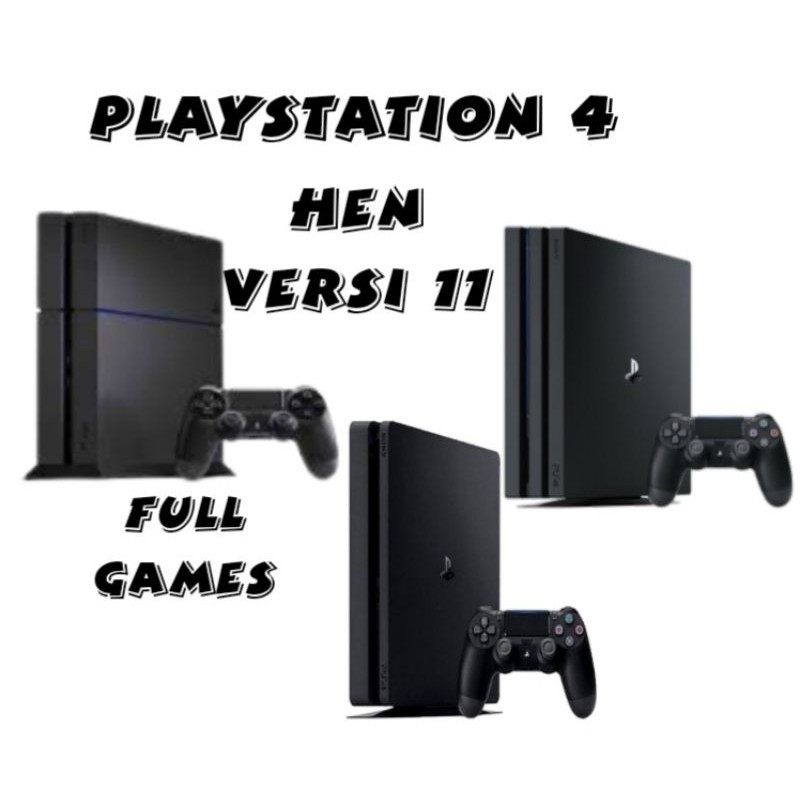 PS4 FAT /SLIM / PRO /Hen Versi 11 Full Games