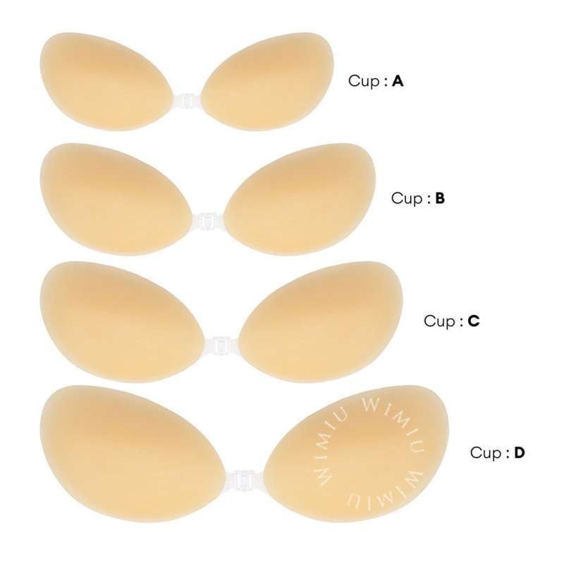 WIMIU Bra Tempel Silikon BH Silicone Premium Push Up Tempel Nipple Cover Pad Lembut Lebih Tebal 0336