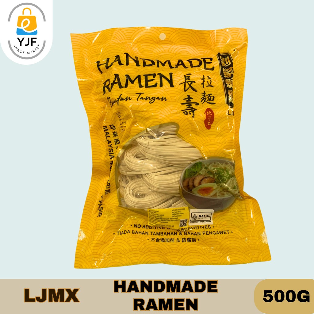 

LJMX HANDMADE RAMEN 500G / Handmade Ramen / Ramen Mie Buatan Tangan / Ramen Handmade