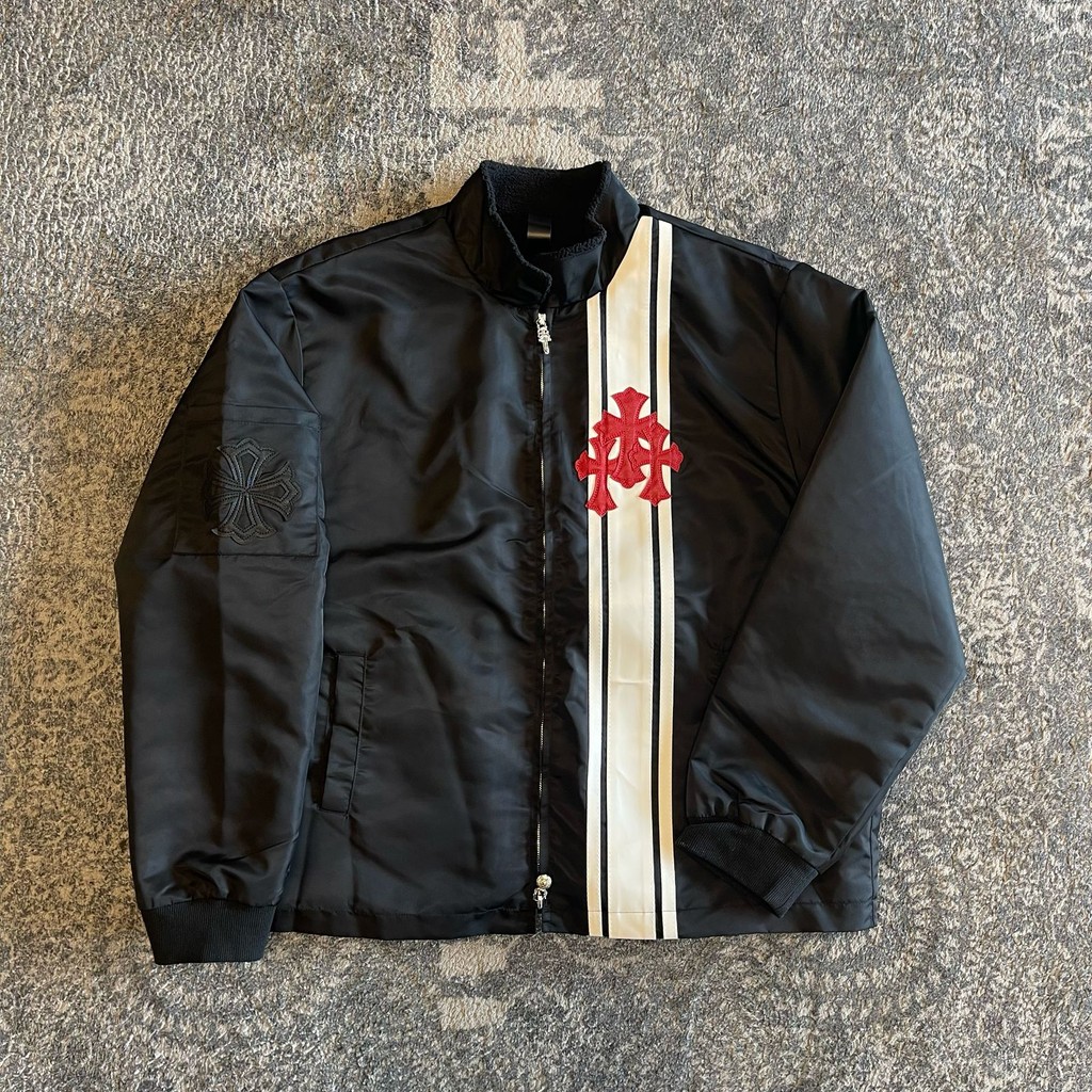 Jacket Chrome Hearts Red Cross Stripe