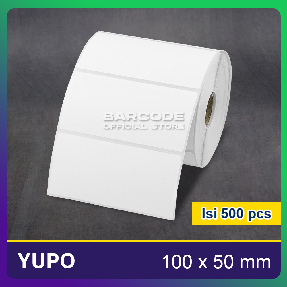 

Label Barcode 100 X 50 (1 Line) Kertas Sticker Label Yupo 100x50
