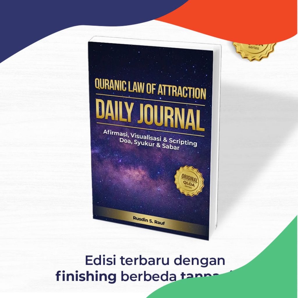 

COD Buku Daily Journal Quranic Law of Attraction Scripting, Afirmasi, visualisasi dengan doa, syukur, sabar | notebook original SALE